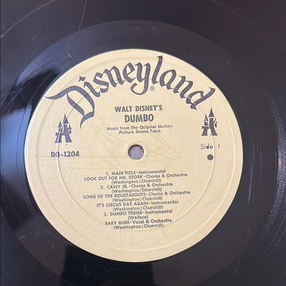Walt Disney’s Dumbo – Original Motion Picture Soundtrack LP (1959) - Picture 10 of 13